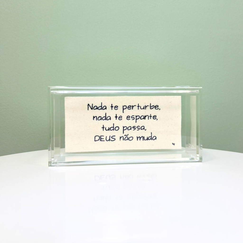 NADA TE PERTURBE 16X8CM