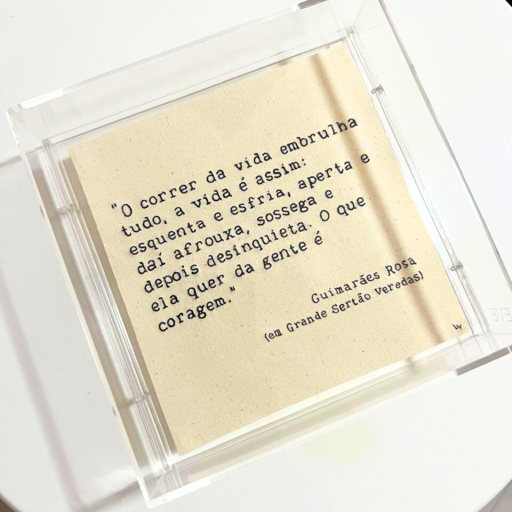 O CORRER DA VIDA EMBRULHA TUDO