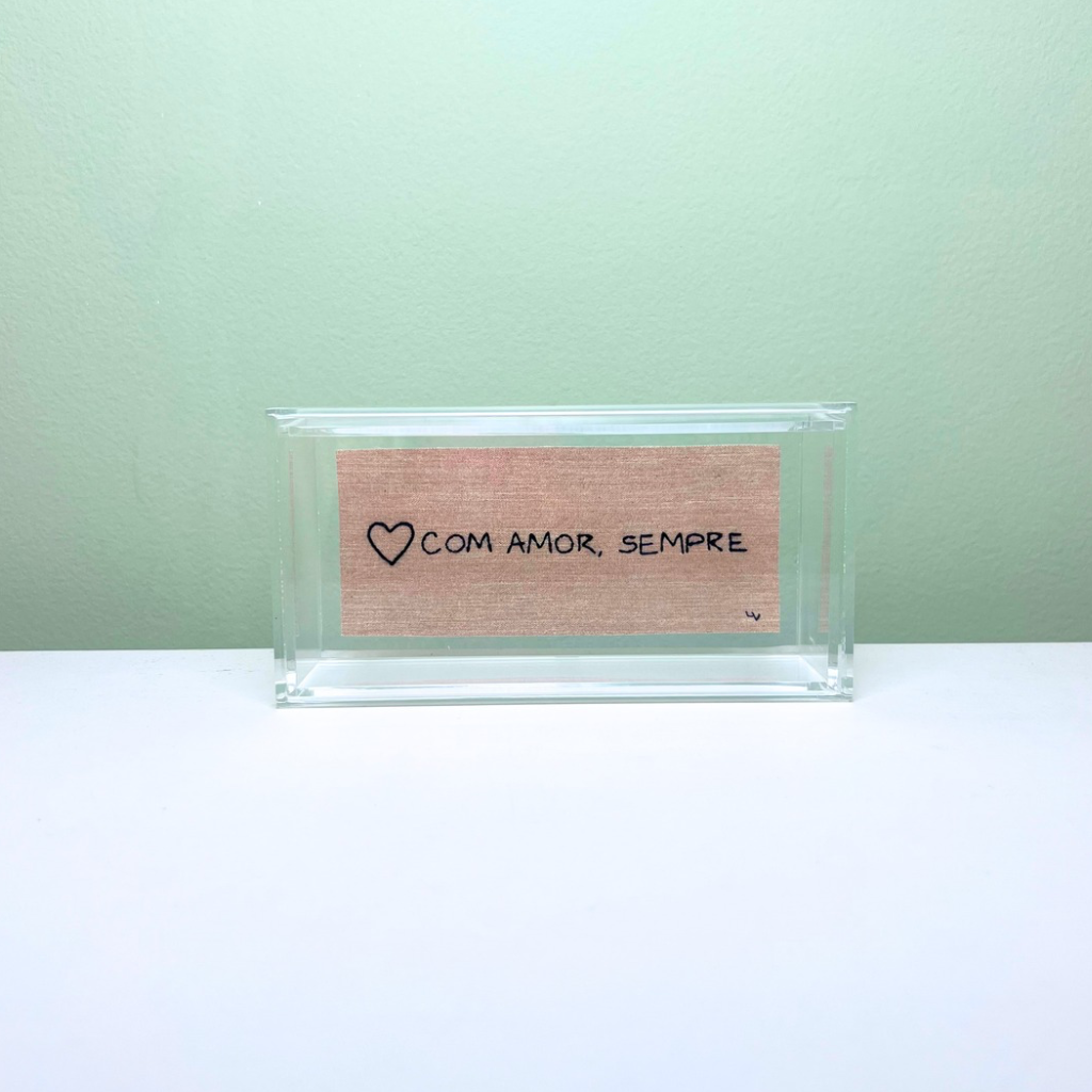 COM AMOR, SEMPRE 16X8CM