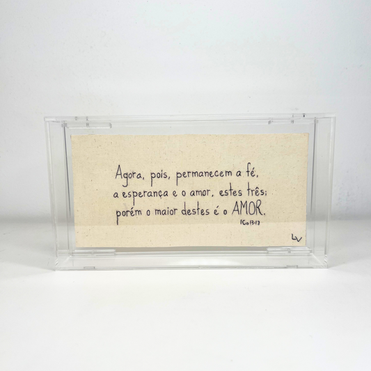 FÉ, ESPERANÇA E AMOR