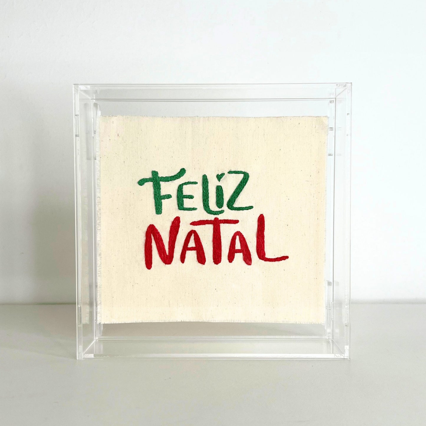 FELIZ NATAL 18X18CM